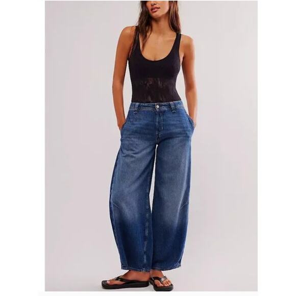 FREE PEOPLE Cutout Plunge Textured Lace Bodysuit Black M/L NEW - Picture 6 of 14